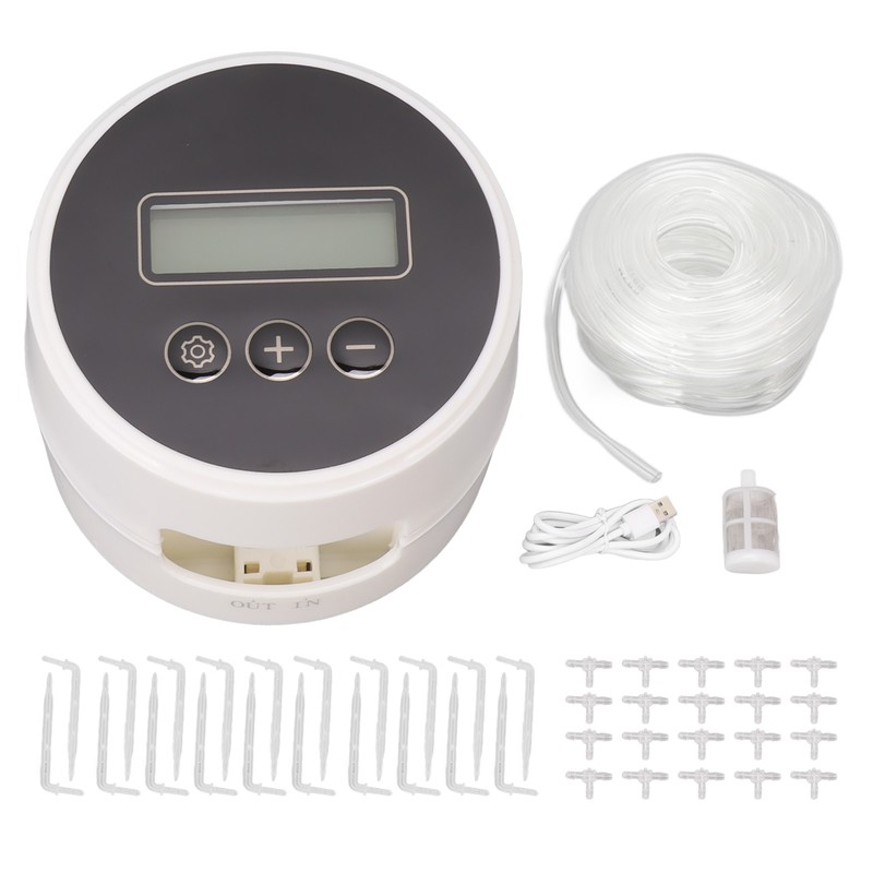 Black Timer Indoor Automatic Watering Device System Automatic Irrigation Waterer