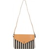 styleBREAKER envelope clutch the maritime stripe look with fish bone