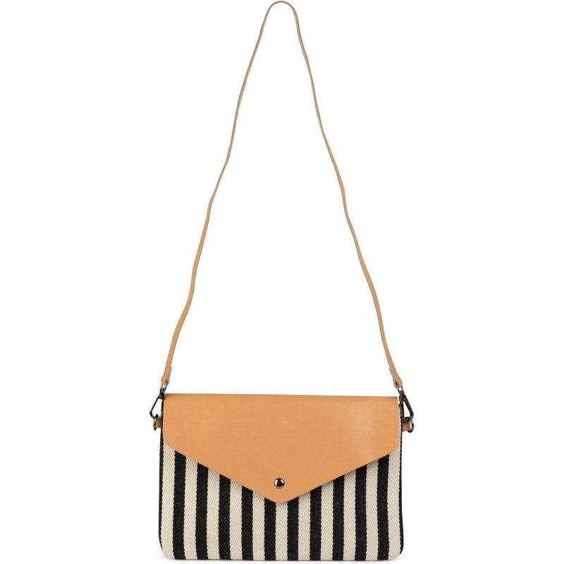 styleBREAKER envelope clutch the maritime stripe look with fish bone
