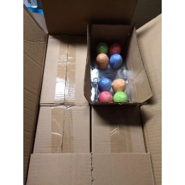 YOOBI 4-Pack Egg Shaped Washable Sidewalk Chalk Lot Of 24-(4-Packs) New