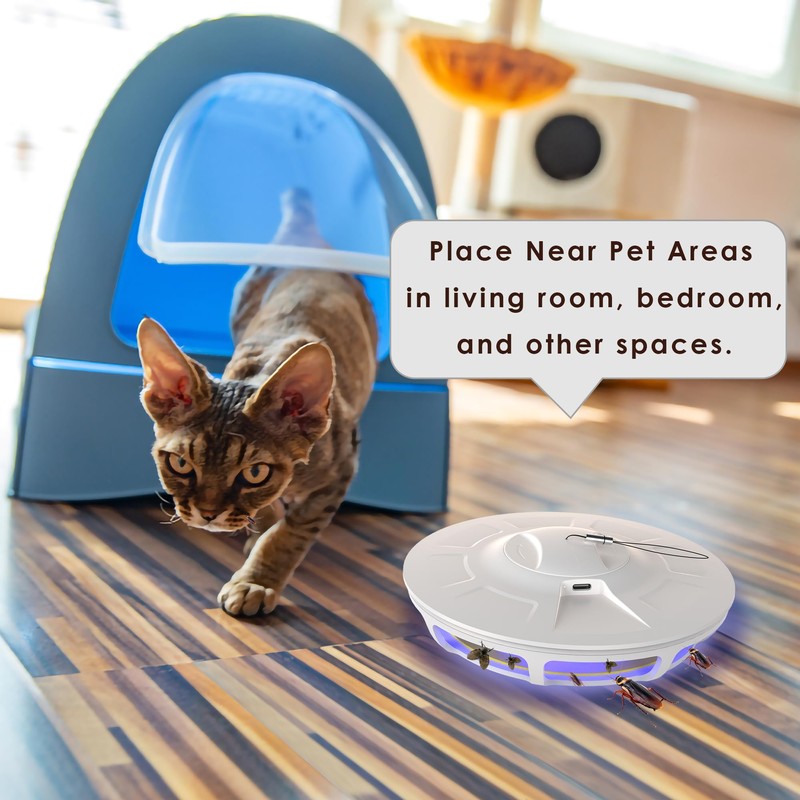 Mosalogic Electric Flea Trap and Killer for Inside Your Home