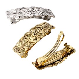 3Pcs Celtic Hair Stick Vintage Barrette Irish Style Hair Slide Clip Stick Hair Accessories for Girls and Women