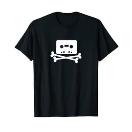 The Pirate Bay Tape Logo T-Shirt, black