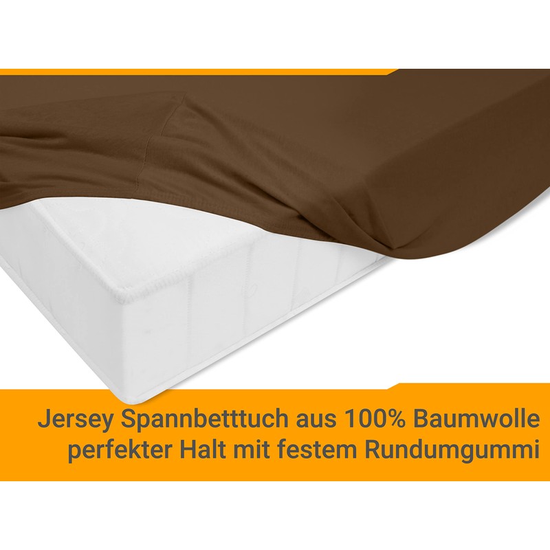 Classic Jersey Fitted Sheet Available In 34 Colours and 6