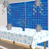 Beistle Snowflake Plastic Tablecover