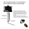 Upgrade 0.6mm H2D Hotend Kit, 3D Printer Print Head Hot