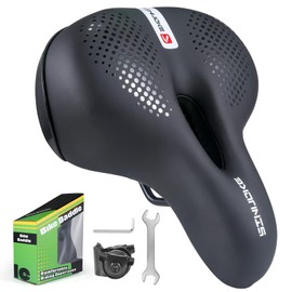 Bicycle Saddles, Memory Foam Material That Provides Comfortable Riding, Ergonomic Bicycle Saddles for Men and Women, Urban Commuter