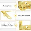 uxcell 2Pcs Box Quadrant Hinge, 22x28mm Box Hinge Cases with