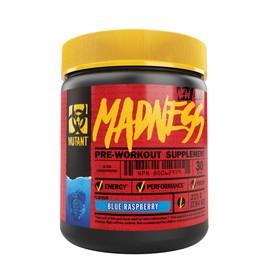 MUTANT Madness | Original Mutant Pre-Workout Powder| High-Intensity Workouts)| 30 Serving | 225 g (.83 lb) | Blue Raspberry