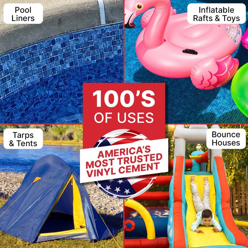 [4 oz] Vinyl Cement Glue - Super Glue for Inflatables