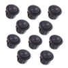 Black On/Off Round 20mm Rocker Switch SPST 2 Terminals Automotive
