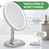Oval Personal Makeup Mirror with Lights - Magnifying Mirror Light