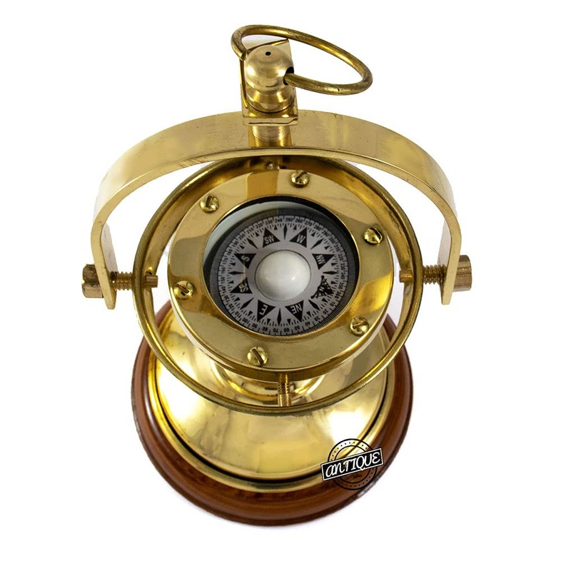 AV Nautical Compass Gimbals Ship/Boat Floating Dial Binnacle Collectible Maritime