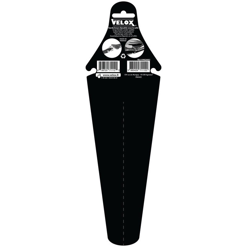 Velox Unisex Velox Under Saddle Mud Guard Black, Black, Universal