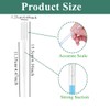 200PCS 3ml Clear Plastic Droppers,Calibrated Pipettes,for Science Laboratory, DIY Art,Essential