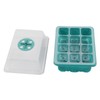 10Pcs Seedling Trays 12 Hole Transparent Adjustable Ventilated Seedling Starter