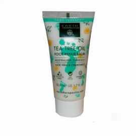 Earth Therapeutics Lot of 6 Pieces - Earth Therapeutics Tea Tree Oil Foot Repair Balm -  1.7 Oz Ea.