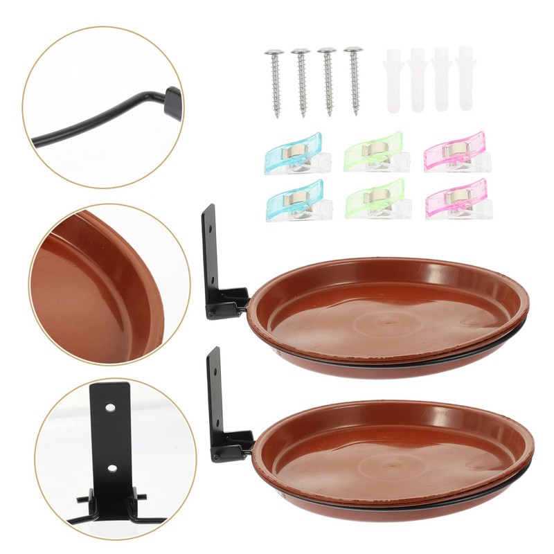 CAXUSD 1 Set Bird Feeder Set Platform Bird Feeder with