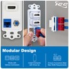 ICC Decorator Insert with Dual HDMI, 2-Port Slim Profile Keystone
