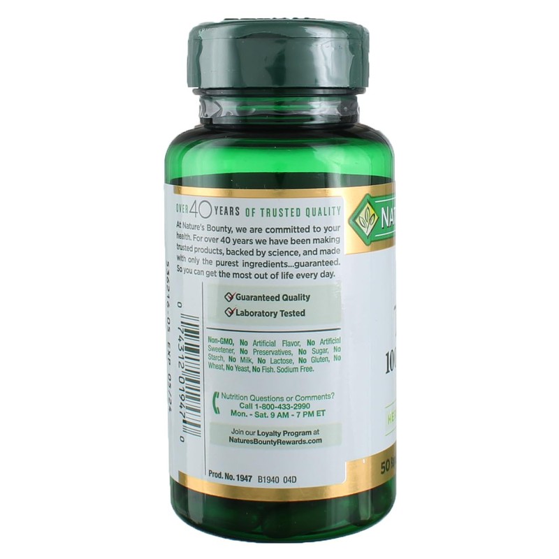 Nature's Bounty Milk Thistle 1000 mg, 50 Softgels (3 Pack)