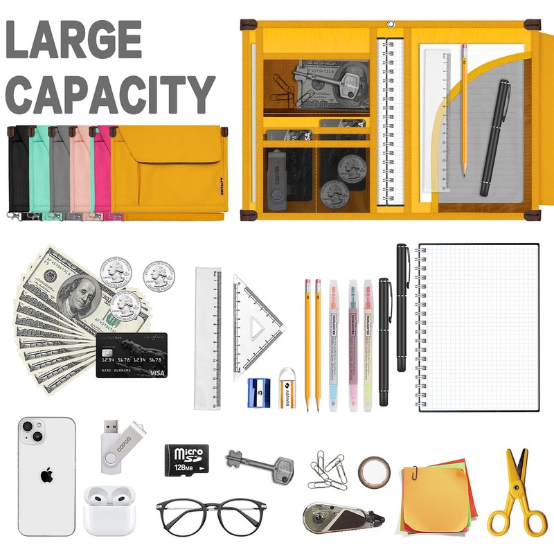Mayplous A5 Conference Folder Business Organiser Bag Notepad Carry Bag