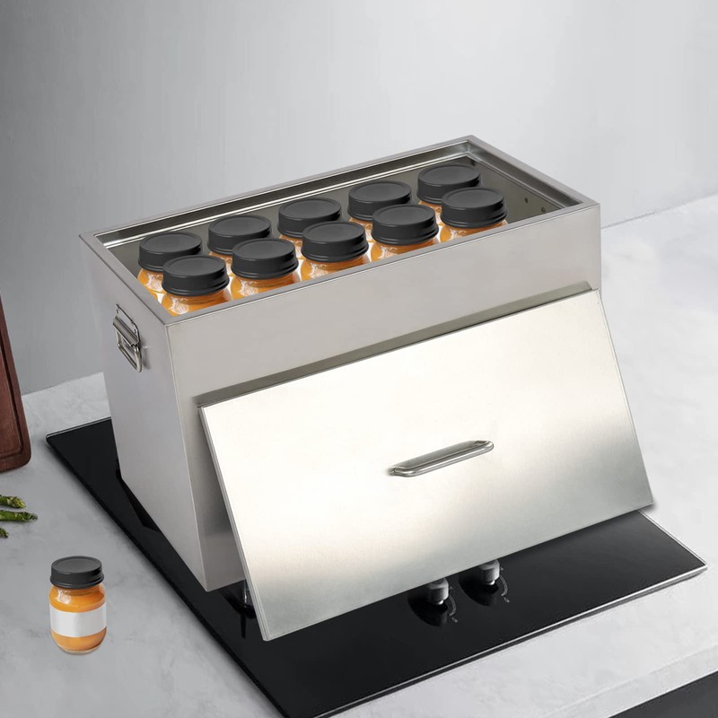 HAPPCUCOE Water Bath Canner,13.2 Quart Boiling Water Canners with 2