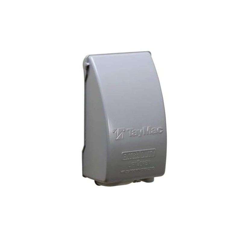TayMac MX5280S Weatherproof Metallic Low Profile While-In-Use Device cover with