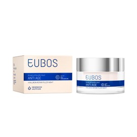 Eubos, Hyaluronic Repair Filler Night, 50 ml, for All Skin Types, No Mineral Oil High, Tech Against Wrinkles