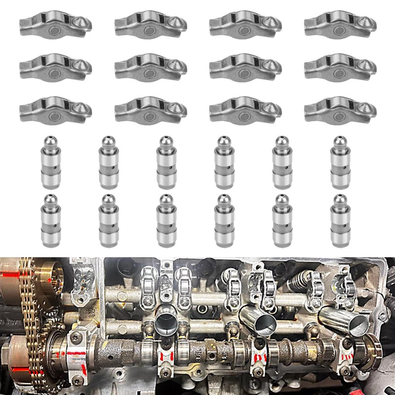 VEHITO Set of 24 Rocker Arm + Lifter For 2011-2019