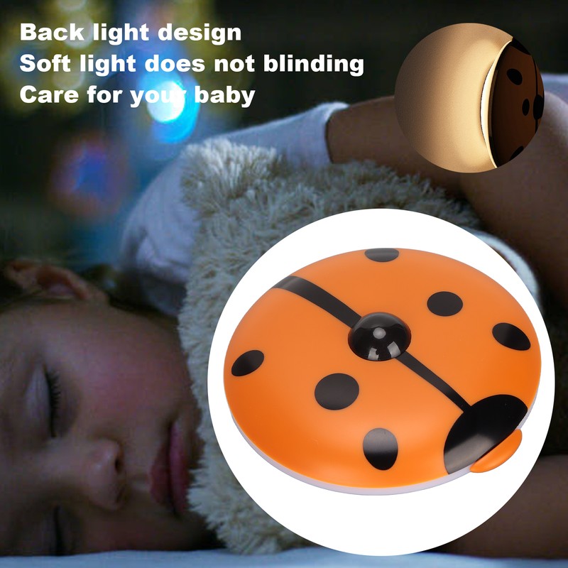 Motion Sensor Night Light Coccinella Septempunctata LED Night Light for