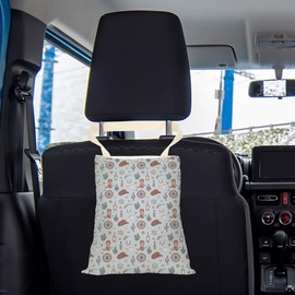 Western Car Trash Bag Car Travel Essentials, Car Garbage Bag Car Trash Bag Hanging, Back Seat Car Organizer Trash Can, Portable Garbage Can for Car Back Seat Western Country Stuff Cowgirl Gifts