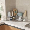 Aminigram 8 Packs Cabinet Organizer Shelf, Acrylic Kitchen Cabinet Shelves,