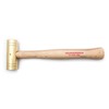 GEARWRENCH Brass Hammer with Hickory Handle, 2 lb. - 81-112G,