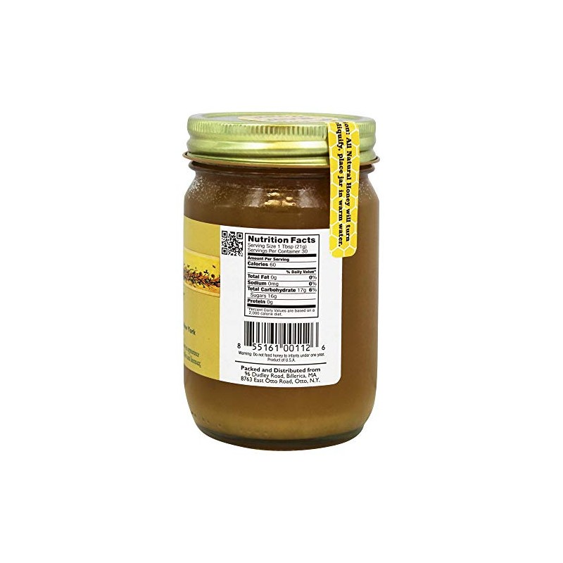 Crystal's All Natural - 100% Pure Raw Honey Western Clover