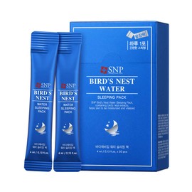 SNP - Bird's Nest Water Sleeping Pack - Maximum Hydration & Protection for All Dry Skin Types - 20 Pack - Best Gift Idea for Mom, Girlfriend, Wife, Her, Women (Bird's Nest)