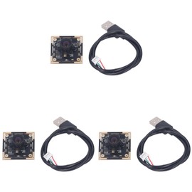 Cerlingwee 1 Megapixel USB Camera Module, Wide Angle, Manual Embedded 1MP Camera Module, USB2.0 Output, Computer Camera Board 100 Degree with Distortion Panorama