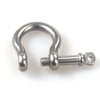 Pack-of-10 M6 D Bow Ring Shackle Locks 304 Stainless Steel