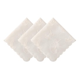 HOULIFE Embroidered Handkerchiefs for Women Cotton Vintage Flower Handkerchief Floral Embroidery Ladies Handkerchiefs for Wedding Party, Colour: 2-3 pieces, M