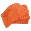 Face Cloths Pack of 4, Egyptian Combed Cotton, 30cm x 30cm, Soft, Absorbent & Quick Dry Wash Cloth Flannels Set Of Bathroom Towels (Orange, 4)
