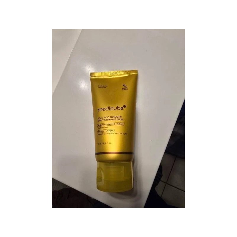 Medicube Kojic Acid Turmeric Night Wrapping Mask 75ml | Brightening/Gl