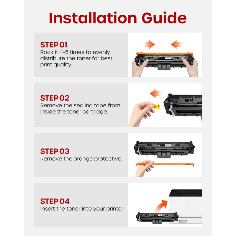 iNKPAD 069H Toner Cartridge Set Compatible with Canon 069H 069