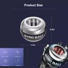 ZLQHHYL (2026 New 6-Level Color-Shifting) All-Metal Power Gyro Ball