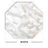 Autotech Park Precut Modern Mosaic Octagon Window Film Shade, Self