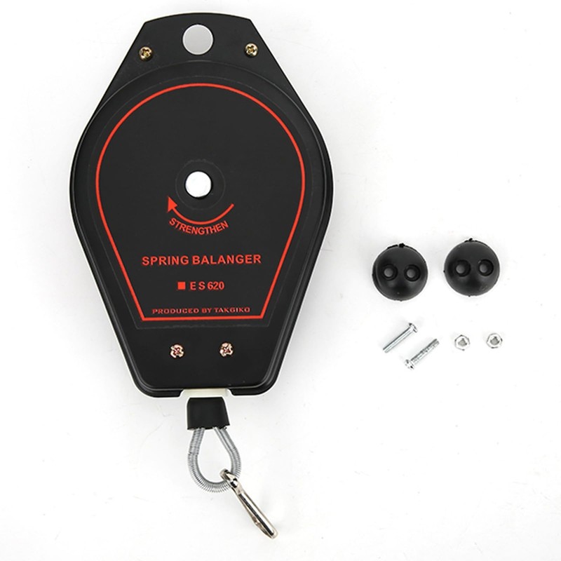 Retractable Spring Balancer, Jectse ES620 Metal and Rubber 0.6-2.0 kg