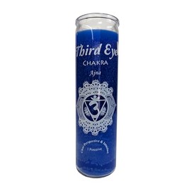 Generic Third Eye Chakra 7 Day Blue Candle