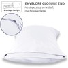 Luxurious Large Cotton Pillow Case Pair - 200 Thread Count,
