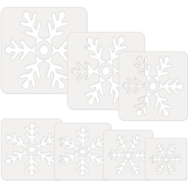 14 Pieces Large Stencil for Painting on Wood Plastic 5
