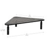 Mind Reader TRISTAND-BLK Stand Riser, Triangle Adjustable, Ventilated Metal for