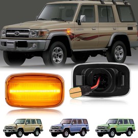 NEIFILES Land Cruiser 70 Series 80 Series 100 Series Land Cruiser Prado 90 Series Hilux Surf 130 Series 180 Series Windham 10 Series 20 Series FJ Cruiser GSJ15W Compatible with Toyota LED Side