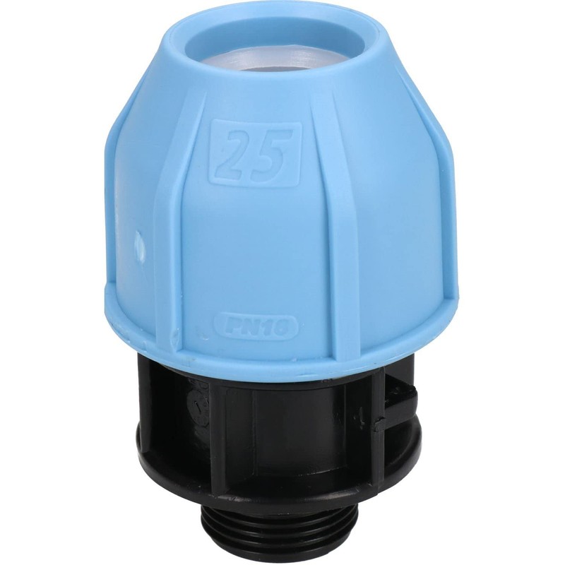 25mm x 3/4" MDPE Male Adapter Compression Coupling Fitting Water